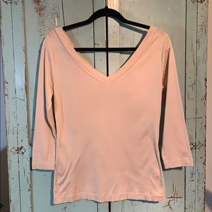 Banana Republic 3/4-Sleeve, V-Neck Top
